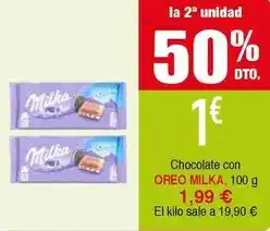 Masymas Milka - chocolate con oreo oferta