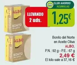 Masymas Albo - bonito del norte en aceite oliva oferta