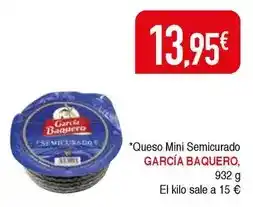 Masymas García baquero - queso mini semicurado oferta