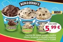 Maskom Supermercados Mango - tarrina de sweet mango, cookie choco, brownie o chunky monkey oferta
