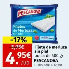 Maskom Supermercados Pescanova - filete de merluza sin piel oferta