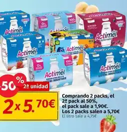 Maskom Supermercados Actimel - 2 packs oferta