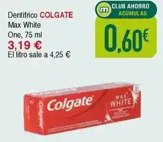 Masymas Colgate - dentifricio max white oferta
