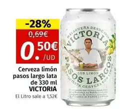 Maskom Supermercados Asos - cerveza limon paso largo lata oferta
