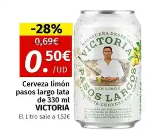 Maskom Supermercados Asos - cerveza limon paso largo lata oferta