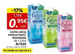 Maskom Supermercados Alteza - leche calcio entera/semi/desnatada oferta