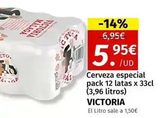 Maskom Supermercados Victoria - cerveza especial oferta