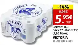 Maskom Supermercados Victoria - cerveza 0,0 oferta