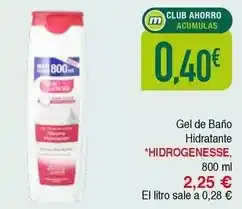 Masymas Hidrogenesse - gel de bano hidratante oferta