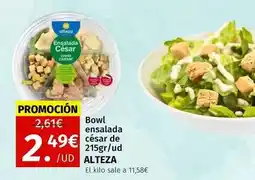 Maskom Supermercados Alteza - bowl ensalada césar de 215gr/ud oferta