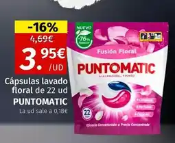 Maskom Supermercados Cápsulas lavado floral de 22 ud oferta