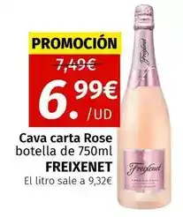 Maskom Supermercados Freixenet - cava carta rose oferta