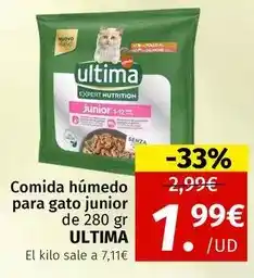 Maskom Supermercados Última - comida húmedo para gato junior oferta