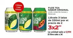 Maskom Supermercados Fuze tea - sabor original oferta