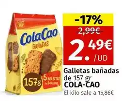 Maskom Supermercados Cola cao - galletas banadas oferta