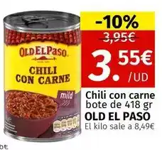 Maskom Supermercados Old el paso - chili con carne bote oferta