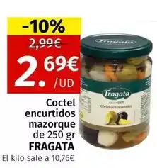 Maskom Supermercados Fragata - coctel encurtidos mazorque oferta