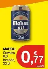 CashDiplo Mahou - cerveza 0,0 tostada oferta
