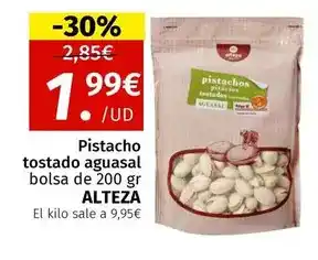Maskom Supermercados Alteza - pistacho tostado aguasal oferta