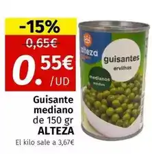 Maskom Supermercados Alteza - guisante mediano oferta