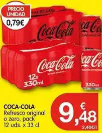 CashDiplo Coca-cola - refresco original o zero oferta