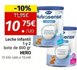 Maskom Supermercados Hero - leche infantil 1 y 2 oferta
