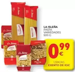 CashDiplo La isleña - pasta oferta