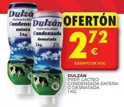 CashDiplo Dulzán - prep. lacteo condensada entera o desnatada oferta