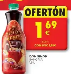 CashDiplo Don simón - sangría oferta