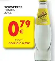 CashDiplo Schweppes - tónica oferta