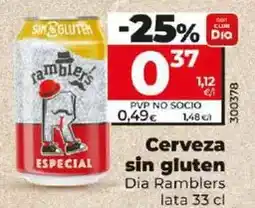Dia Dia ramblers - cerveza sin gluten oferta