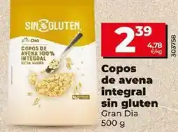Dia Gran dia - copos de avena integral sin gluten oferta