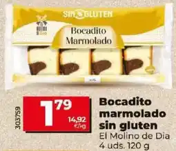 Dia El molino de dia - bocadito marmolado sin gluten oferta