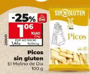 Dia El molino de dia - picos sin gluten oferta