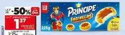 Dia Lu - galletas príncipe estrellas de chocolate con leche oferta