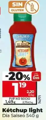 Dia Dia salseo - kétchup light oferta