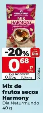 Dia Dia naturmundo - mix de frutos secos harmony oferta