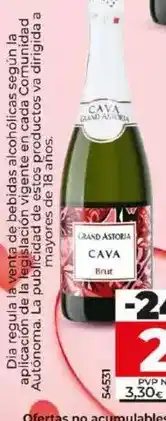 Dia Grand astoria - cava brut oferta