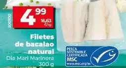 Dia Dia mari marinera - filetes de bacalao natural oferta