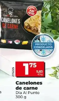 Dia Dia al punto - canelones de carne oferta