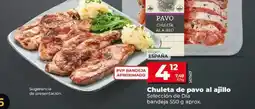 Dia Seleccion de dia - chuleta de pavo al ajillo oferta