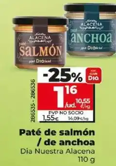 Dia Dia nuestra alacena - paté de salmón/de anchoa oferta