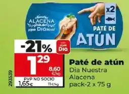 Dia Dia nuestra alacena - paté de atún oferta
