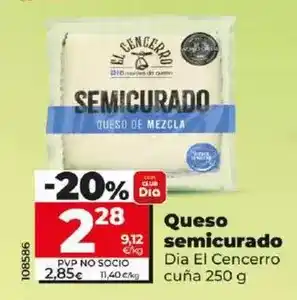 Dia Dia el cencerro - queso semicurado oferta