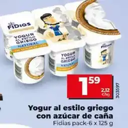 Dia Fidias - yogur al estilo griego con azucar de cana oferta