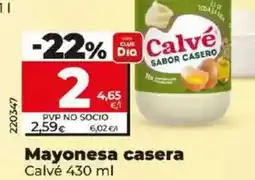 Dia Calvé - mayonesa casera oferta