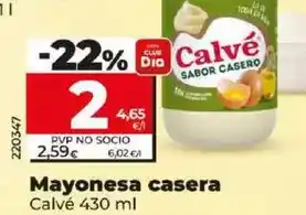 Dia Calvé - mayonesa casera oferta
