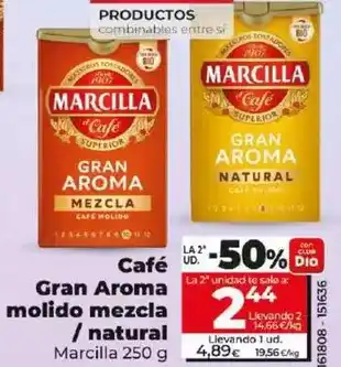 Dia Marcilla - café gran aroma molido mezcla oferta