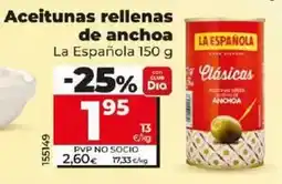 Dia La española - aceitunas rellenas de anchoa oferta