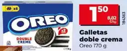 Dia Oreo - galletas doble crema oferta